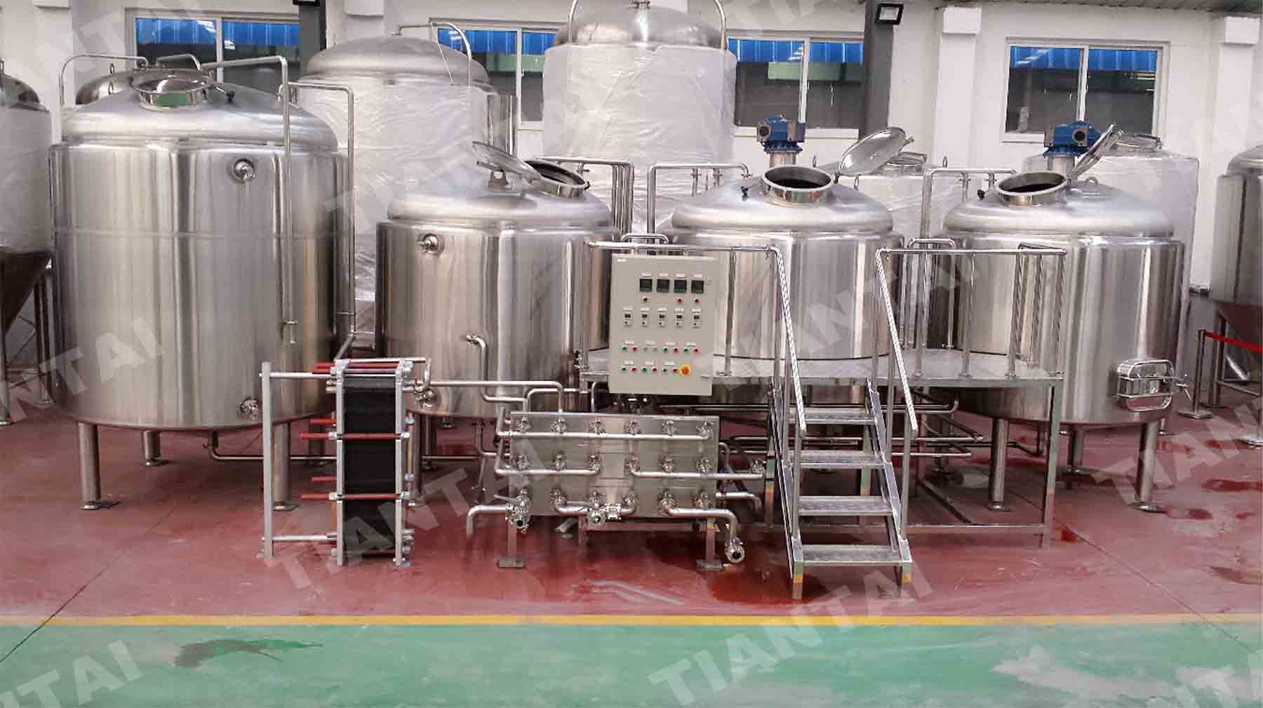 <b>Complete 2000L Micro beer brewery system finished test</b>